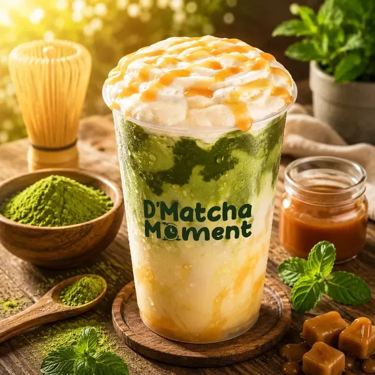 Caramel Matcha Latte